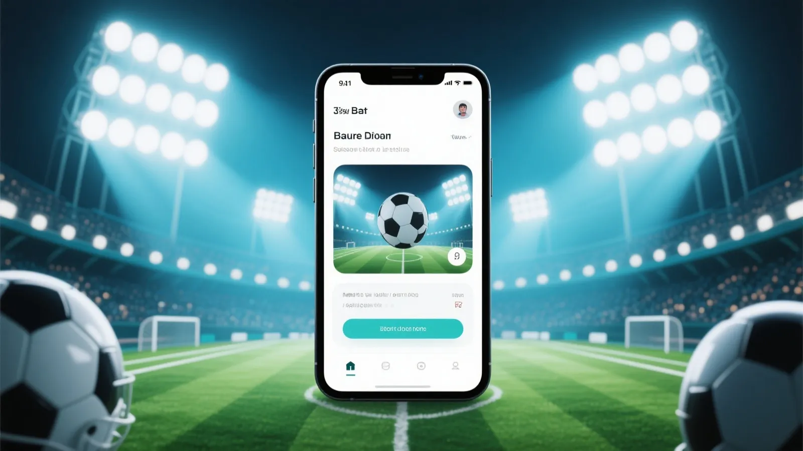 电竞足球APP视觉展示